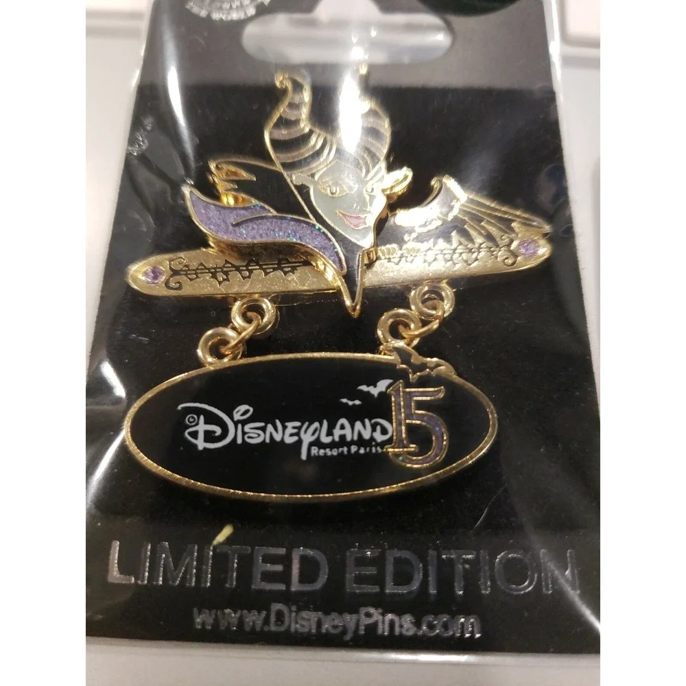 Disney Pin 57975 DLRP Paris Halloween Maleficent Diablo Sleeping Beauty Raven LE